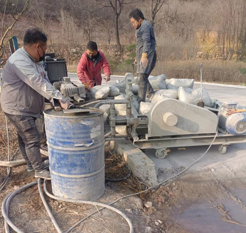 永康路面下沉注浆